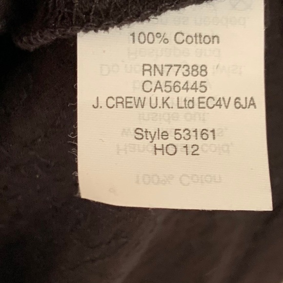 J, Crew Sequined Long Sleeve Blouse Black Small - Picture 3 of 4